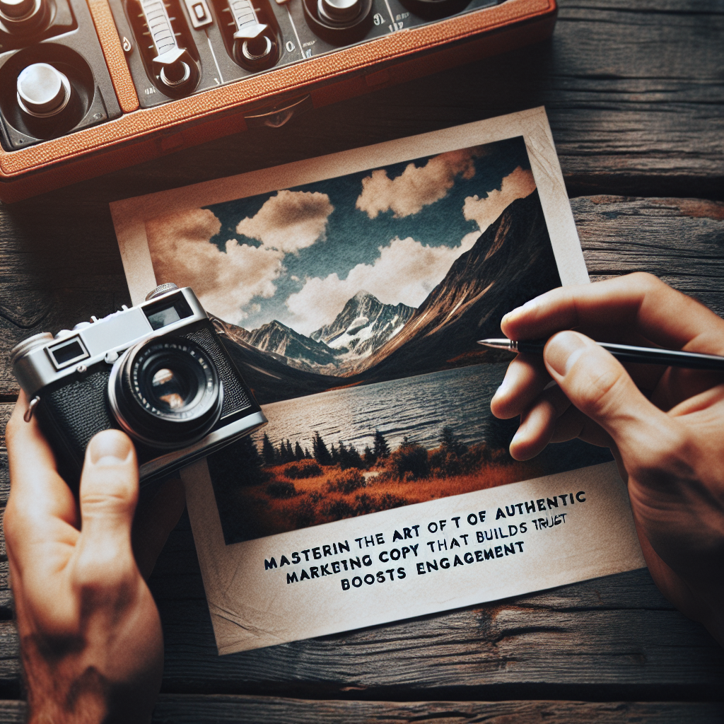 Master the Art of Authentic Marketing Copy That Builds Trust and Boosts Engagement