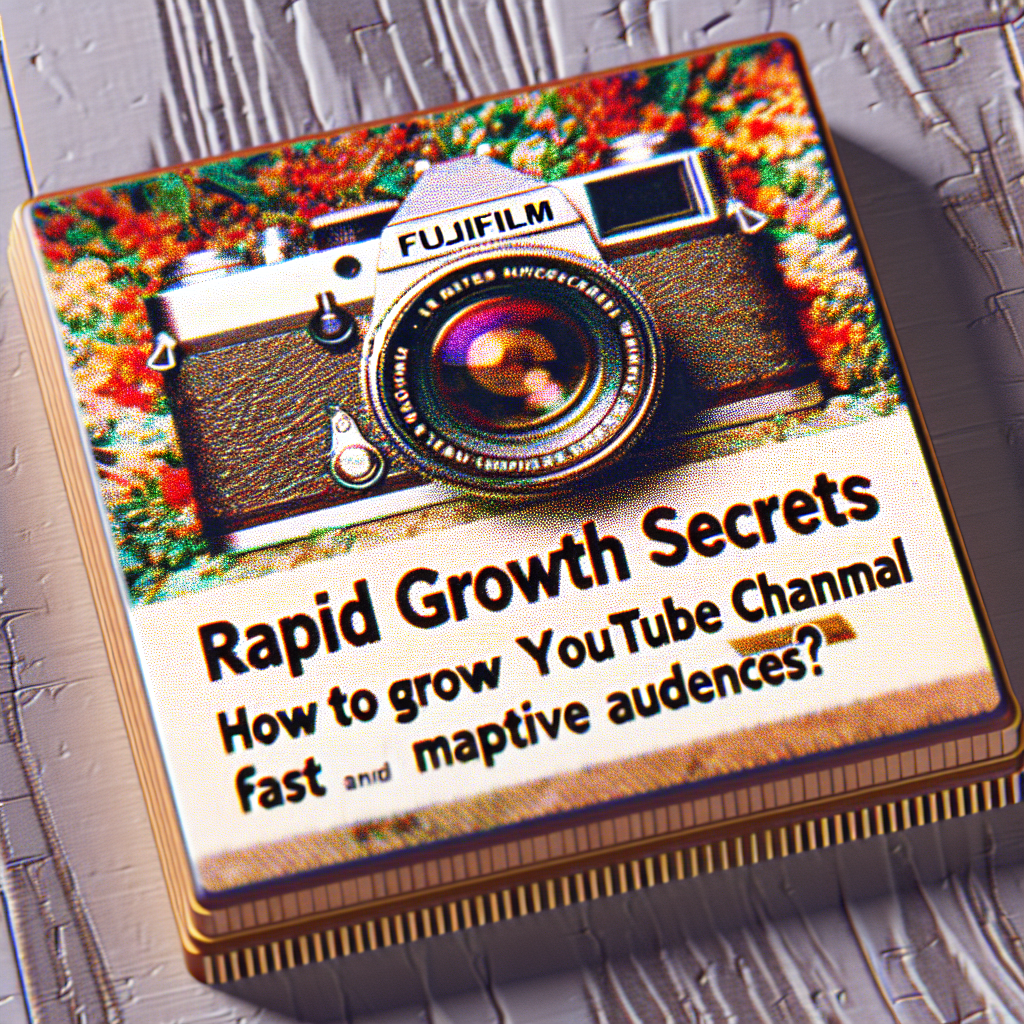 Rapid Growth Secrets: How to Grow Your YouTube Channel Fast and Capture Massive Audiences