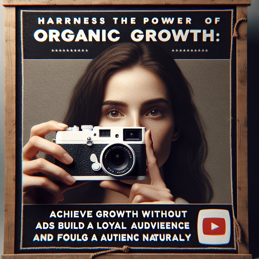 Harness the Power of Organic Growth: Achieve YouTube Growth Without Ads and Build a Loyal Audience Naturally Harness the Power of Organic Growth: Achieve YouTube Growth Without Ads and Build a Loyal Audience Naturally
