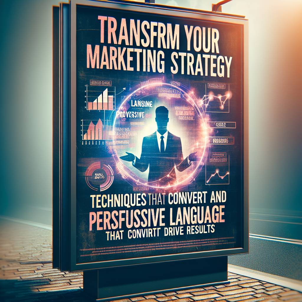 Transform Your Marketing Strategy with Persuasive Language in Marketing: Techniques That Convert and Drive Results