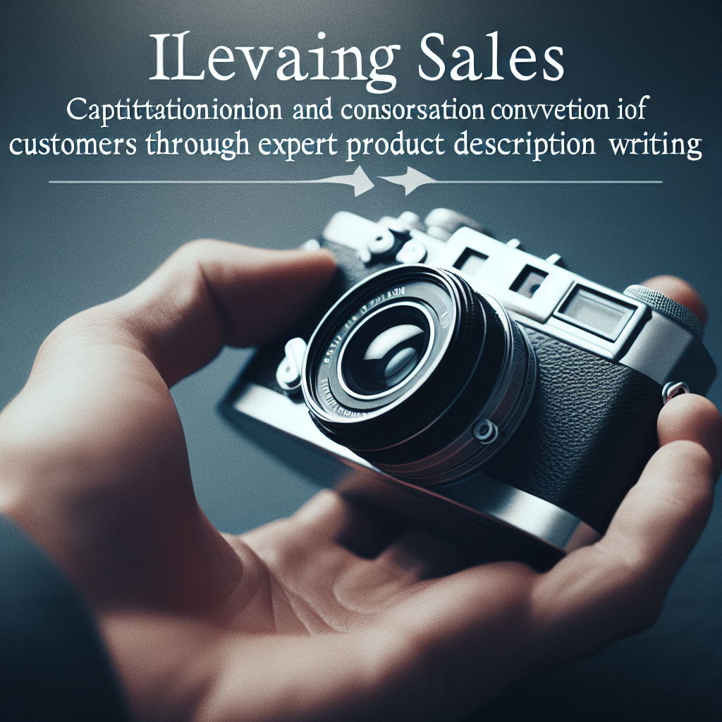 Elevate Your Sales with Expert Product Description Writing That Converts and Captivates Elevate Your Sales with Expert Product Description Writing That Converts and Captivates