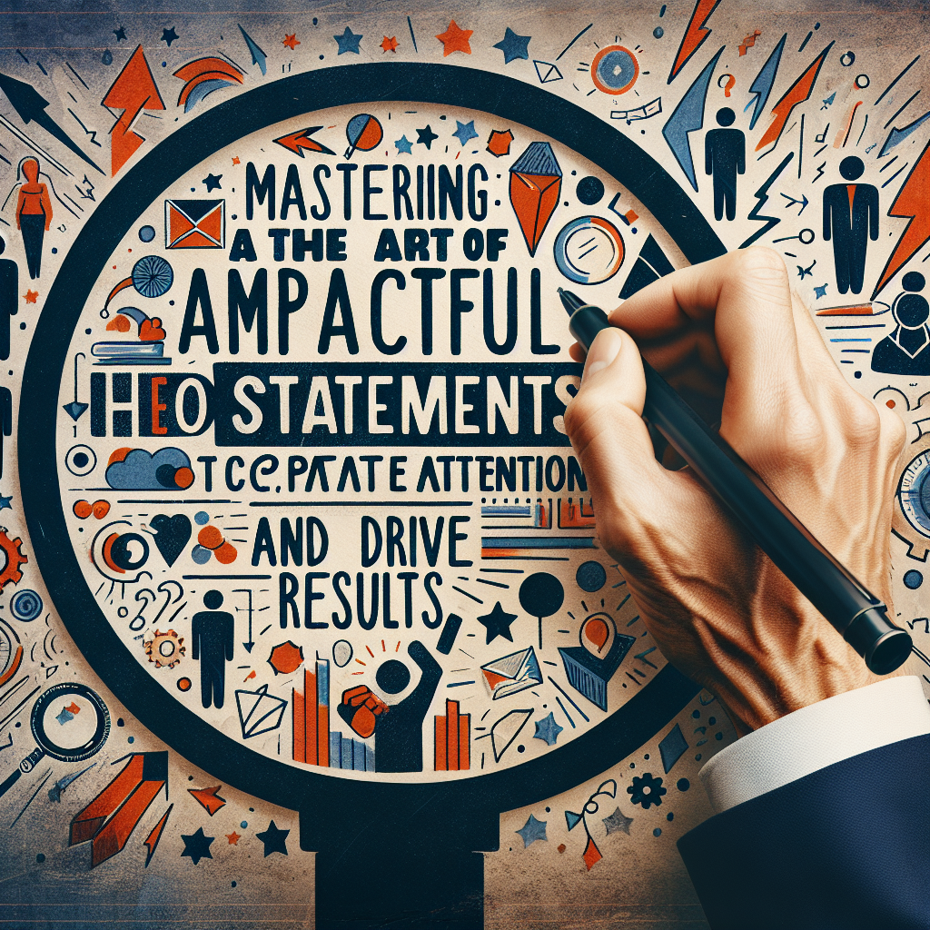 Mastering the Art of Crafting Impactful Hero Statements to Capture Attention and Drive Results