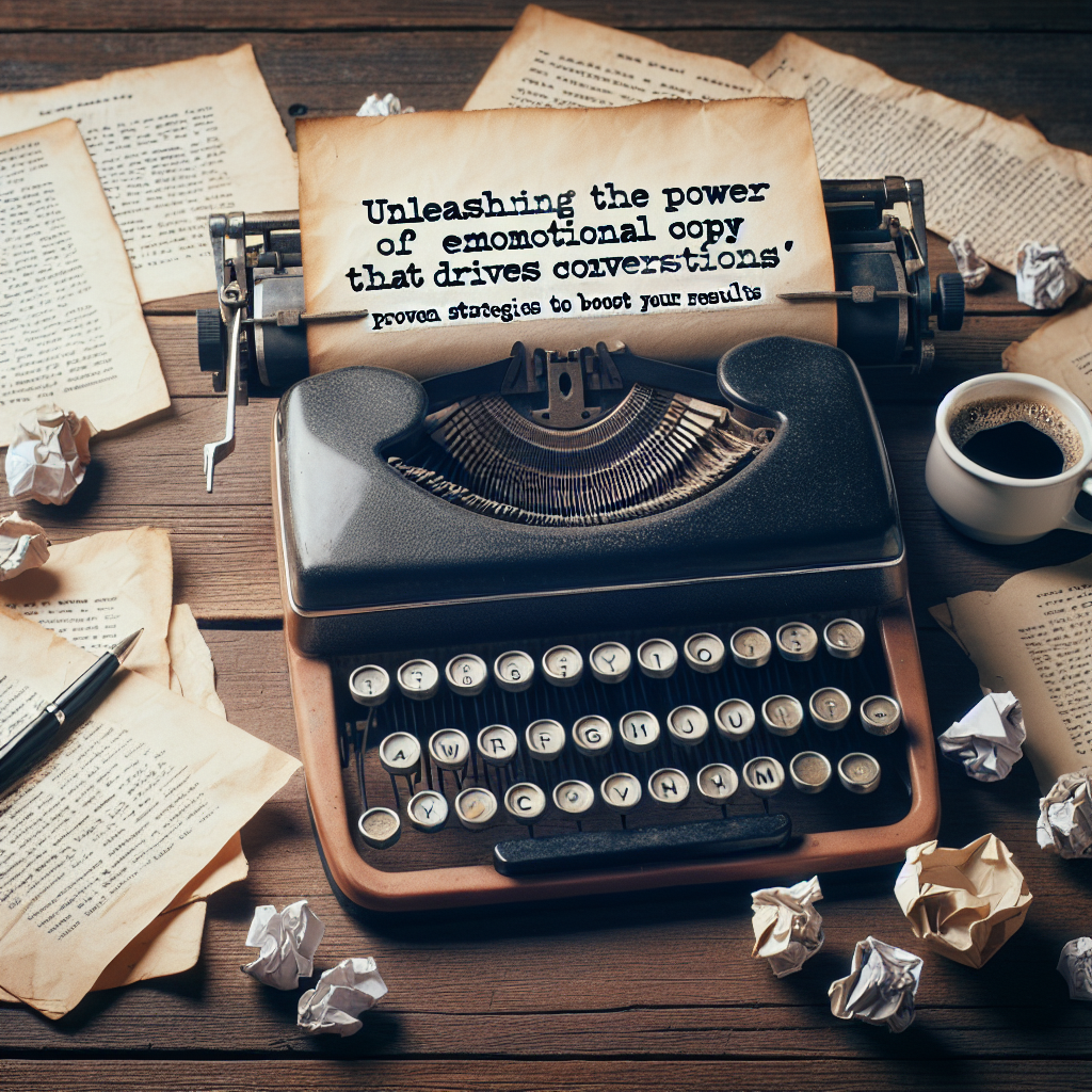 Unleashing the Power of Emotional Copy that Drives Conversions: Proven Strategies to Boost Your Results Unleashing the Power of Emotional Copy that Drives Conversions: Proven Strategies to Boost Your Results