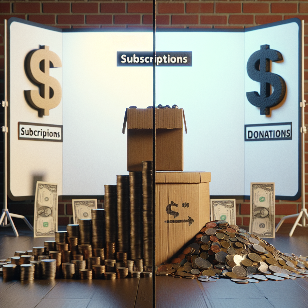 Subscriptions vs Donations Streaming: Which Revenue Model Maximizes Growth and Community Loyalty?