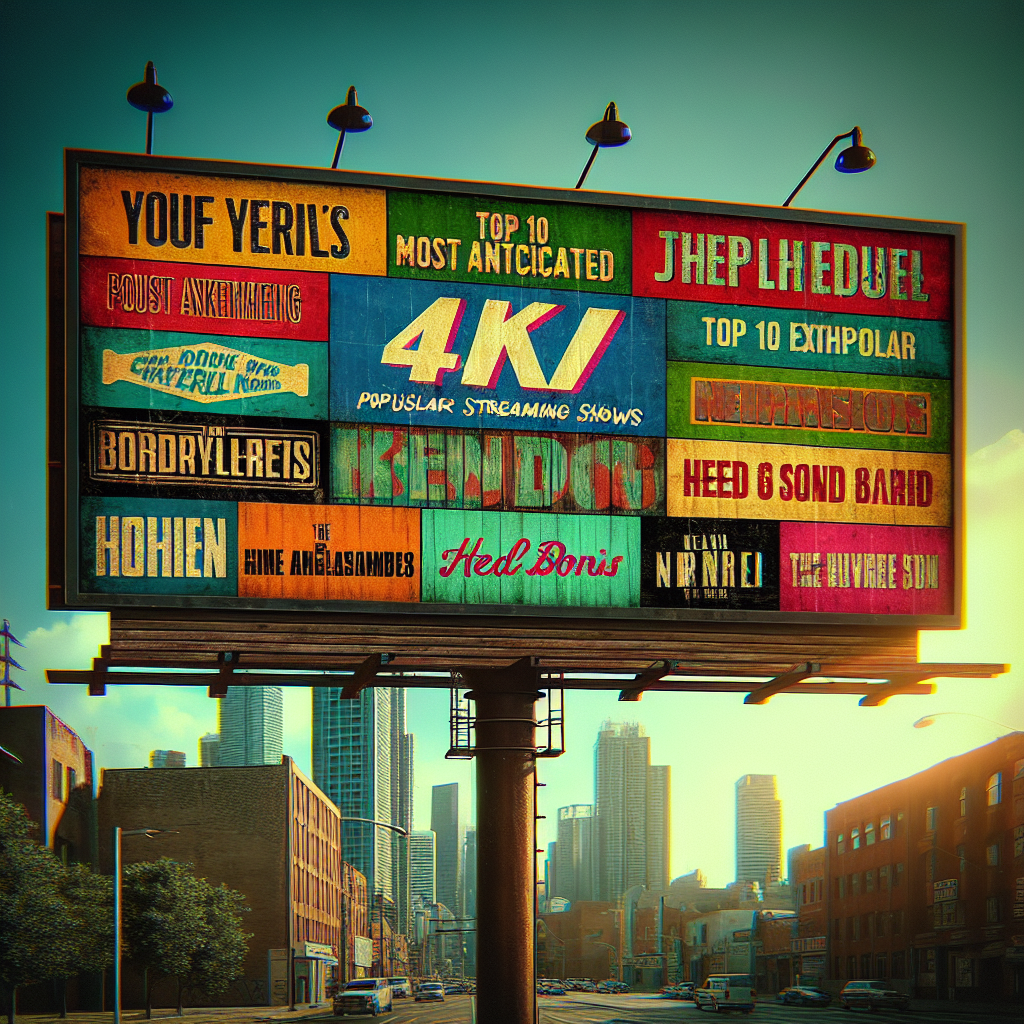 Discover the Top 10 Most Anticipated Popular Streaming Shows 2025 You Cant Miss