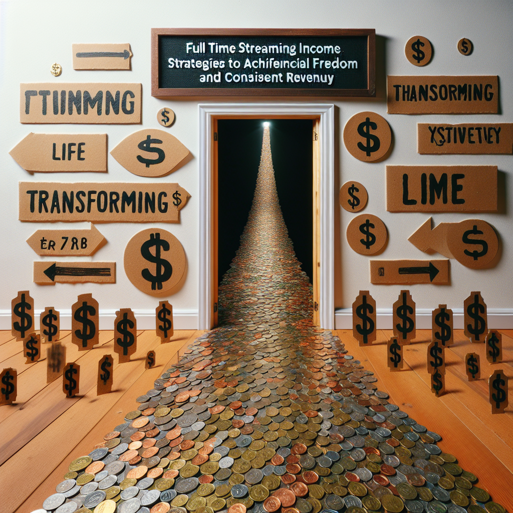 Transform Your Life with Full Time Streaming Income: Strategies to Achieve Financial Freedom and Consistent Revenue