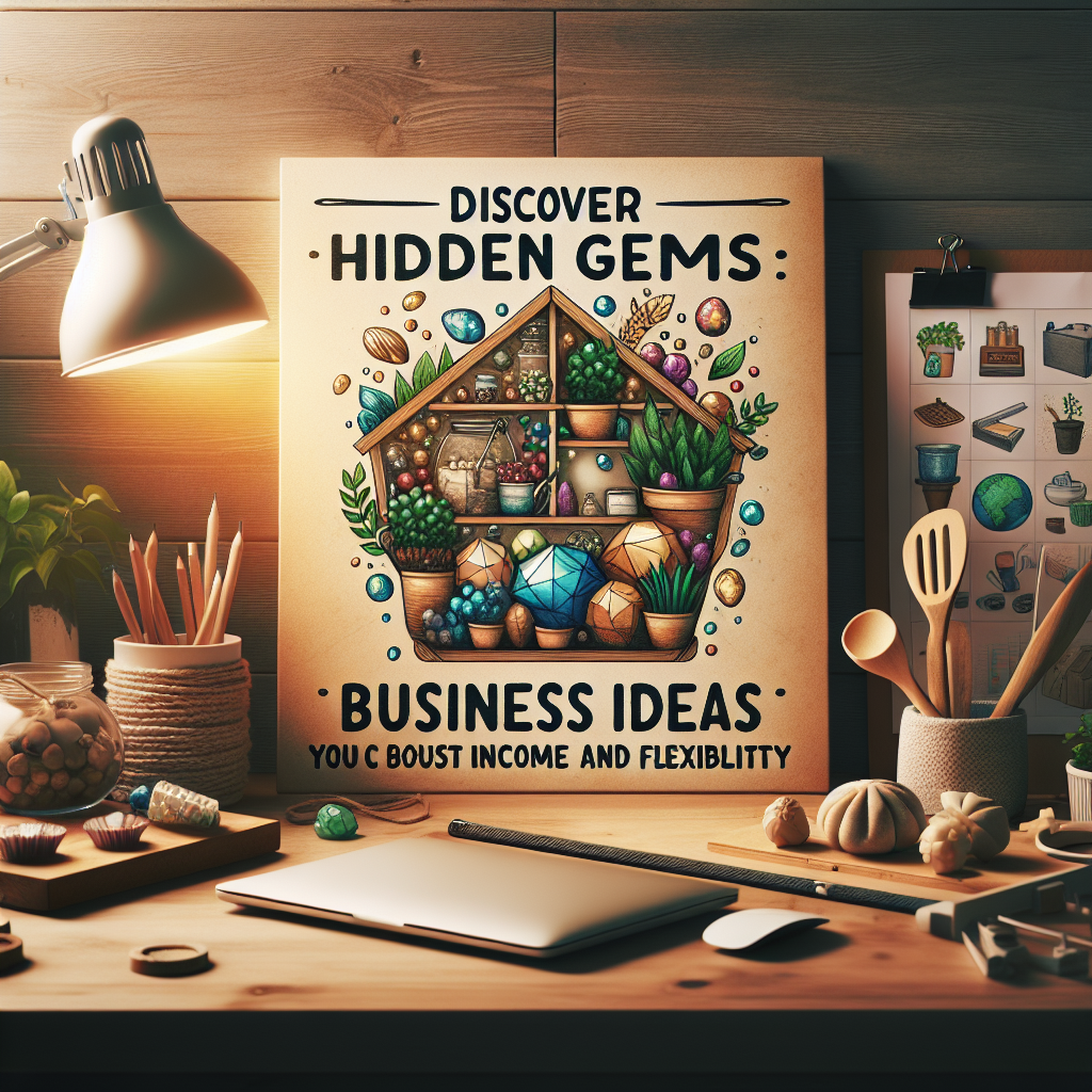 Discover Hidden Gems: Unique Business Ideas You Can Start From Home to Boost Income and Flexibility