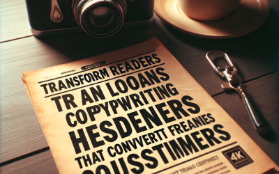 Transform Readers into Loyal Customers with Copywriting Headlines That Convert Readers into Customers