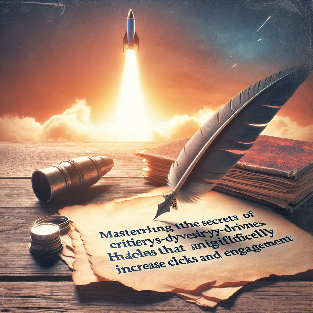 Master the Secrets of How to Write Curiosity Driven Headlines That Skyrocket Your Clicks and Engagement