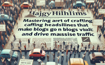 Mastering the Art of Crafting Headlines That Make Blogs Go Viral and Drive Massive Traffic Mastering the Art of Crafting Headlines That Make Blogs Go Viral and Drive Massive Traffic