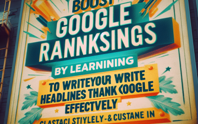 Boost Your Google Rankings by Learning How to Write Headlines That Rank on Google Effectively Boost Your Google Rankings by Learning How to Write Headlines That Rank on Google Effectively