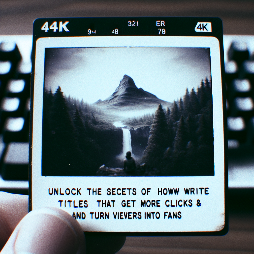 Unlock the Secrets of How to Write Titles That Get More Clicks and Turn Viewers into Fans