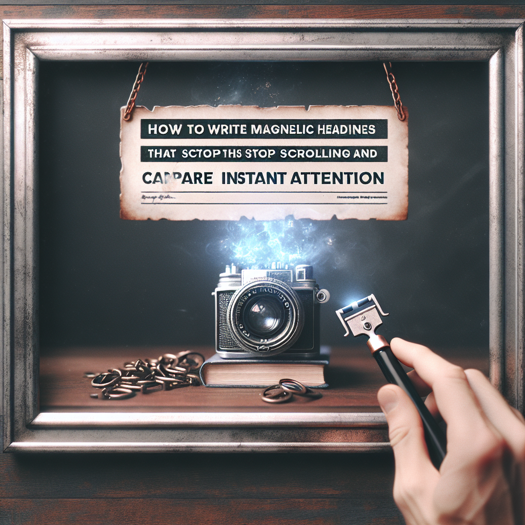 Unlock the Secret Formula: How to Write Magnetic Headlines That Stop Scrolling and Capture Instant Attention