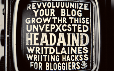 Revolutionize Your Blog Growth with These Unexpected Headline Writing Hacks for Bloggers Revolutionize Your Blog Growth with These Unexpected Headline Writing Hacks for Bloggers