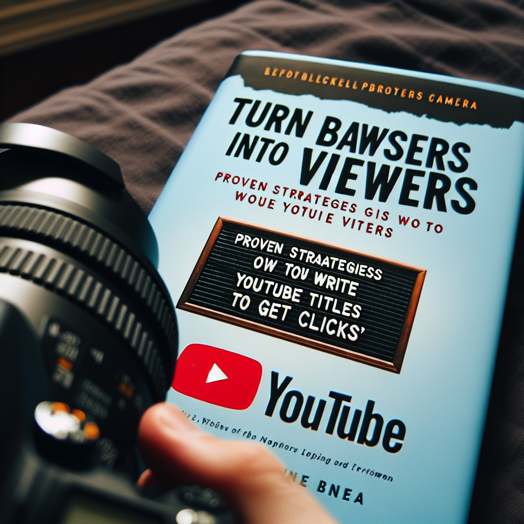 Turn Browsers into Viewers: Proven Strategies on how to write youtube titles that get clicks