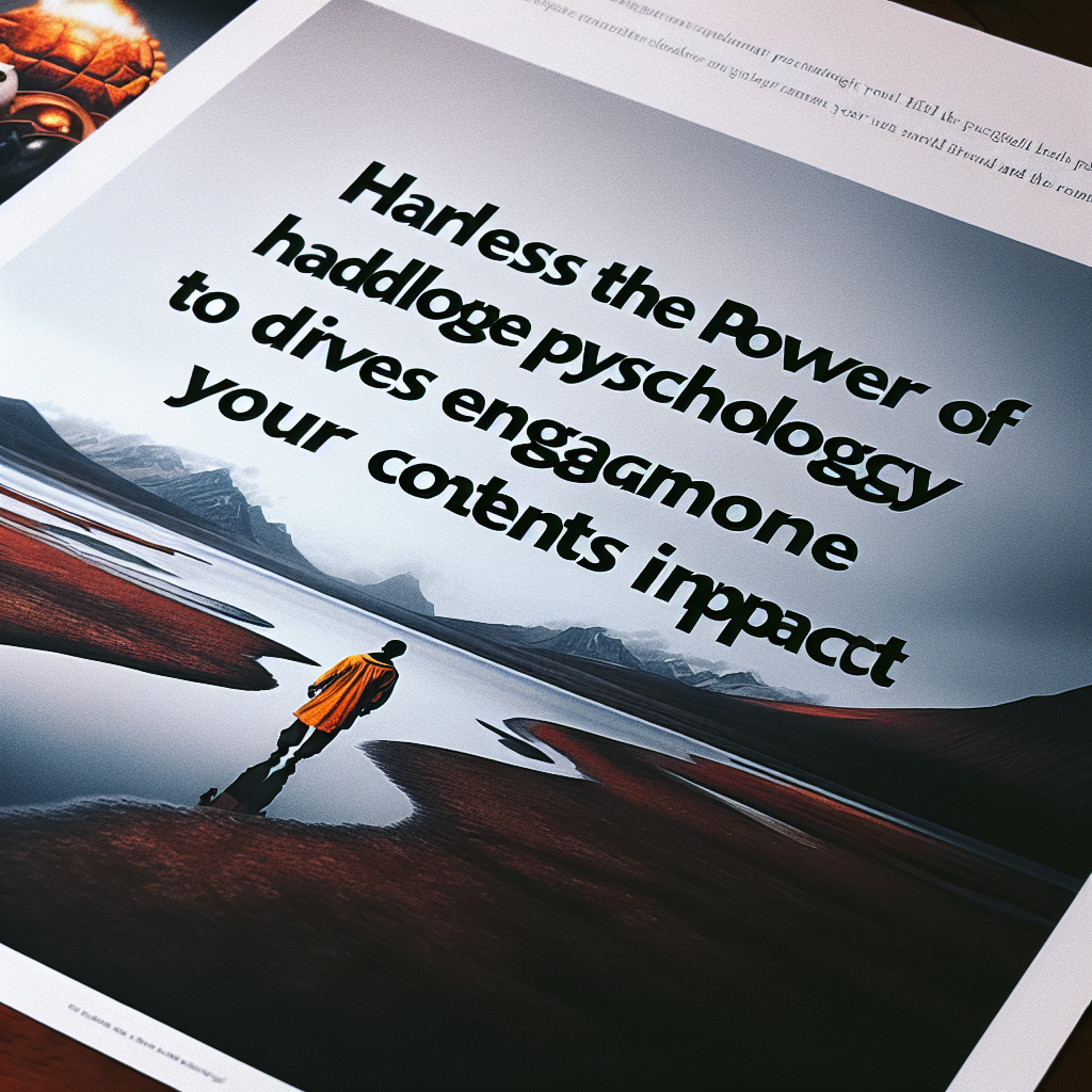 Harness the Power of Headline Psychology That Drives Engagement to Transform Your Contents Impact Harness the Power of Headline Psychology That Drives Engagement to Transform Your Contents Impact