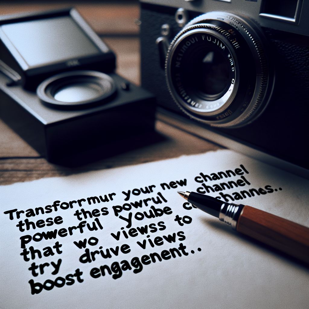 Transform Your New Channel with These Powerful YouTube Titles That Work for New Channels to Drive Views and Boost Engagement