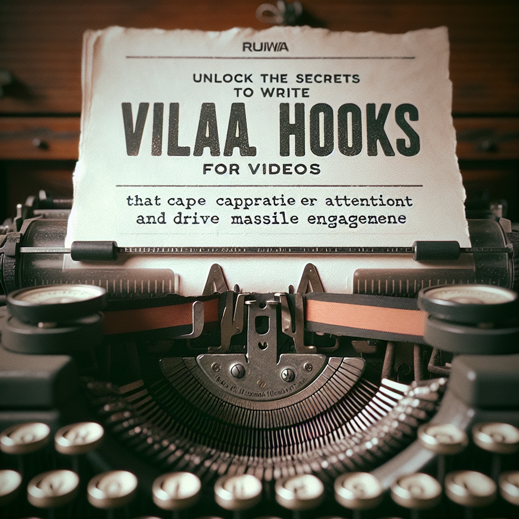Unlock the Secrets of How to Write Viral Hooks for Videos That Capture Attention and Drive Massive Engagement