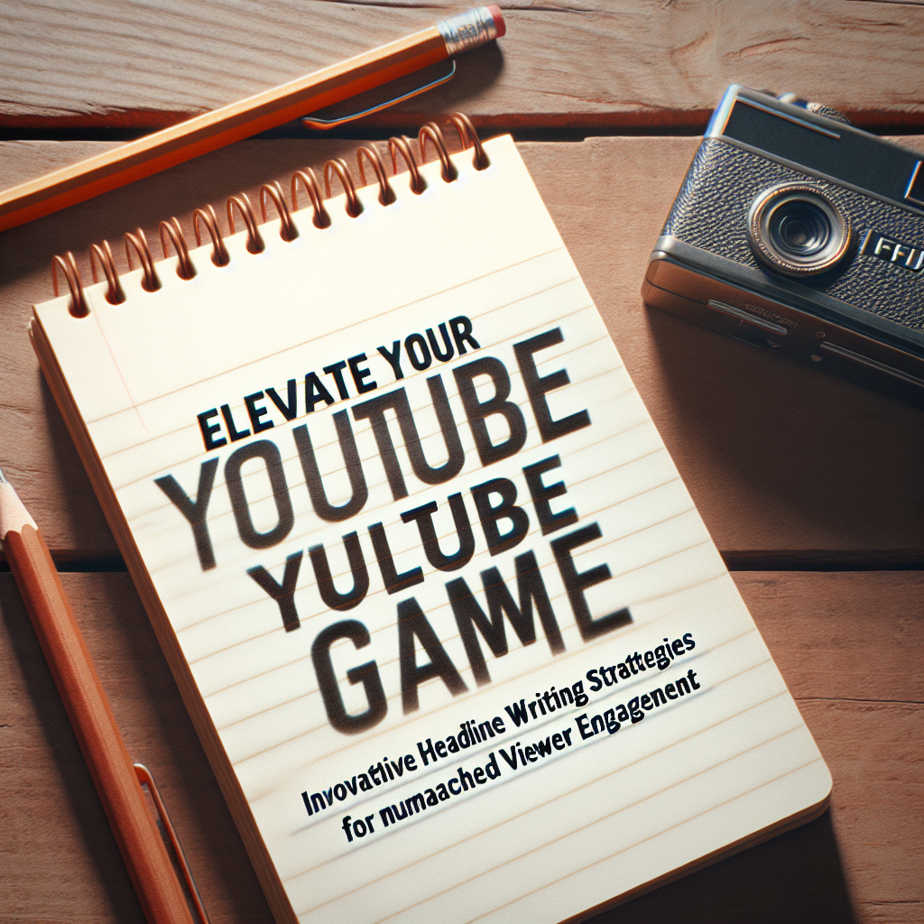 Elevate Your YouTube Game: Innovative Headline Writing Strategies for Unmatched Viewer Engagement