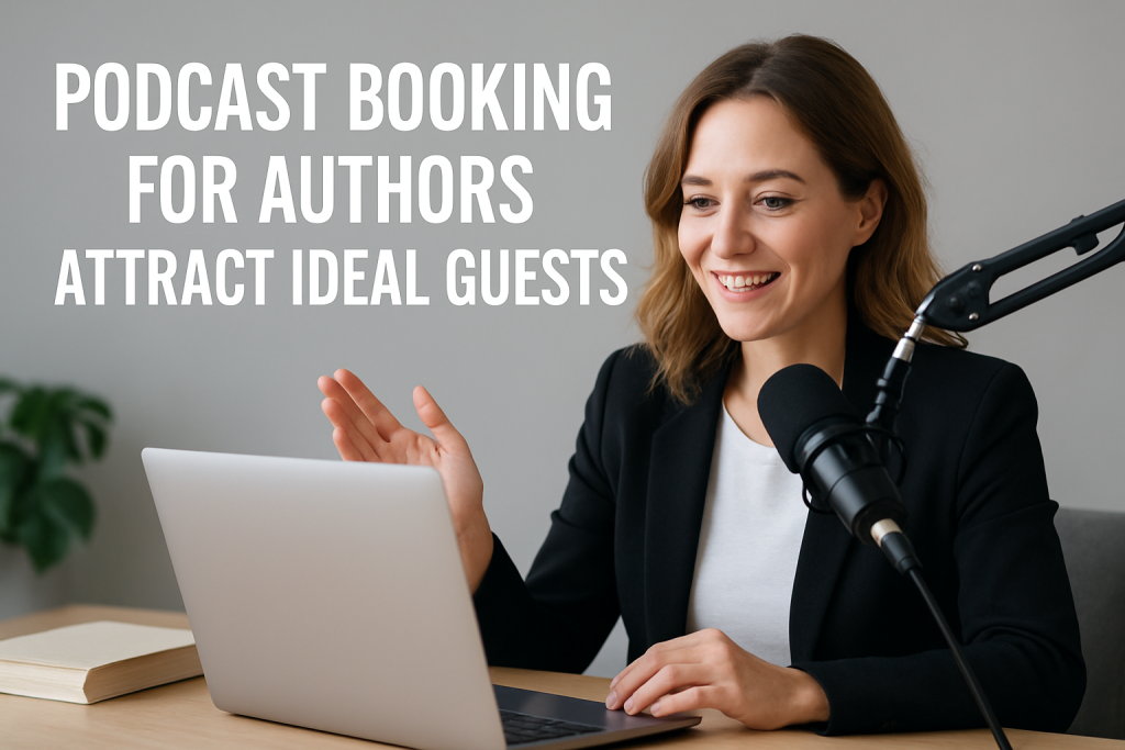 podcast booking for authors