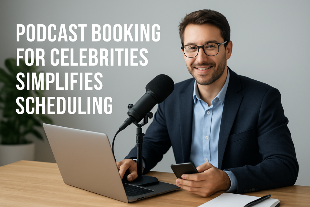 podcast booking for celebrities
