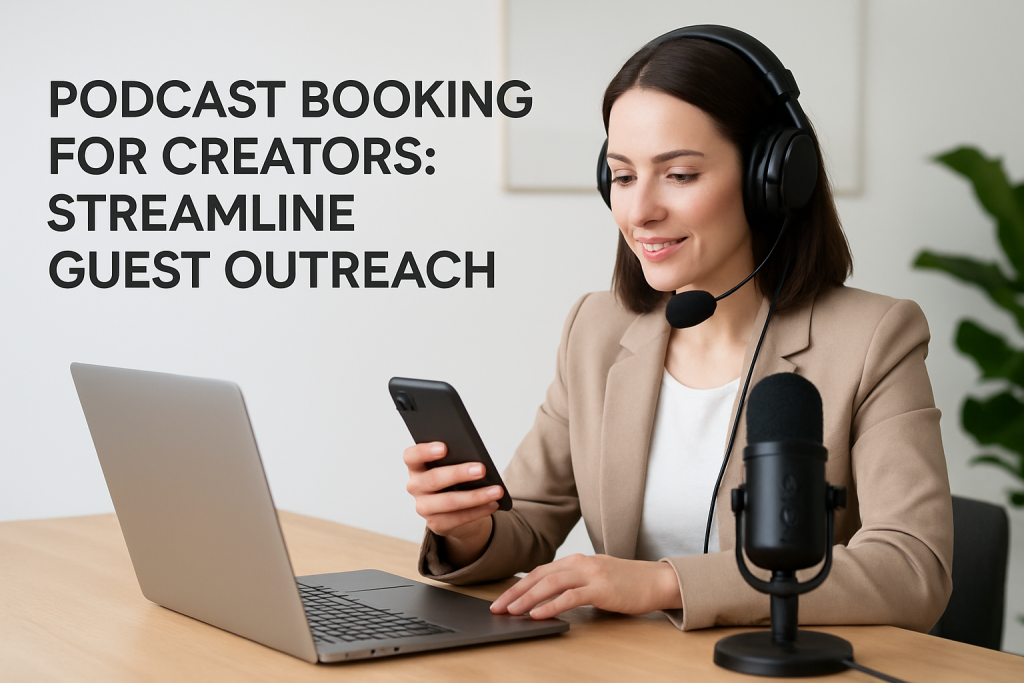 podcast booking for creators