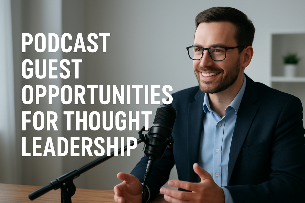 podcast guest opportunities