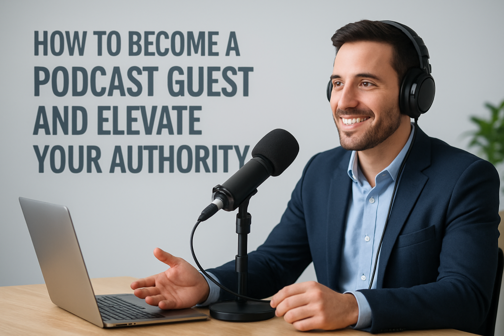 how to become a podcast guest