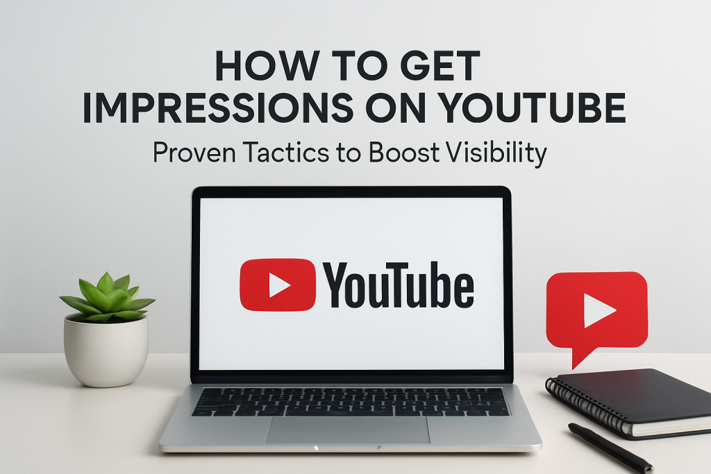 how to get impressions on youtube