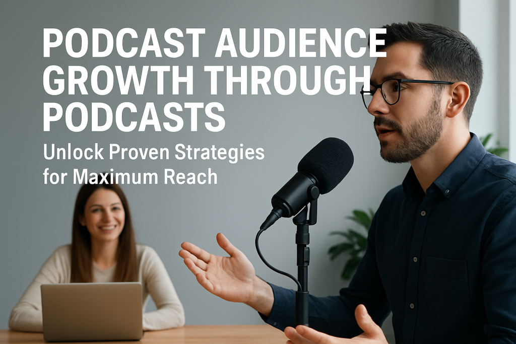 podcast audience growth through podcasts