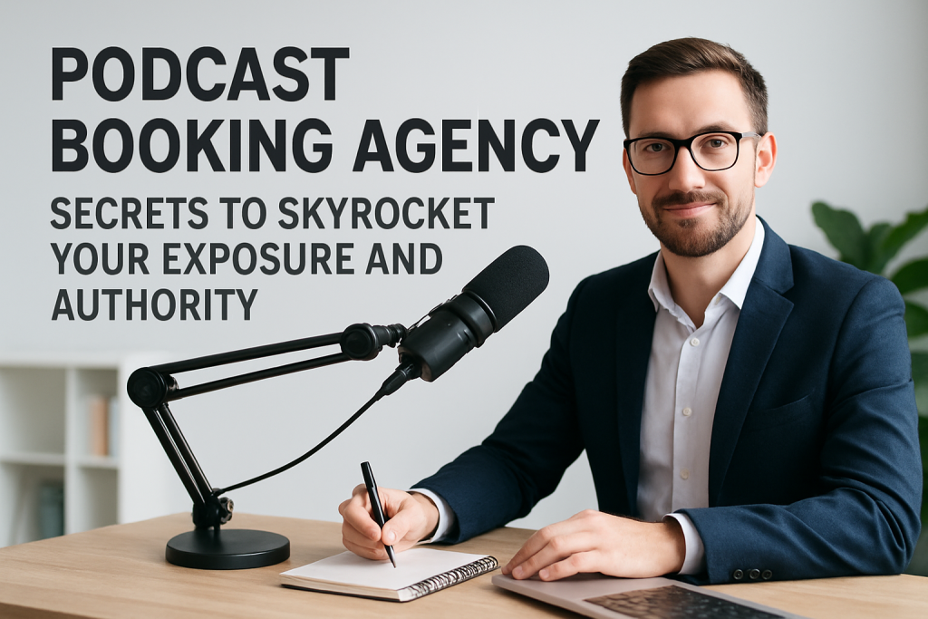 podcast booking agency