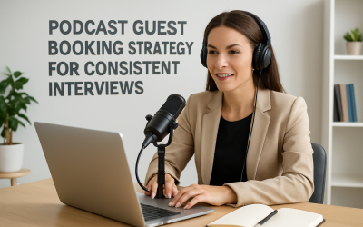 podcast guest booking strategy