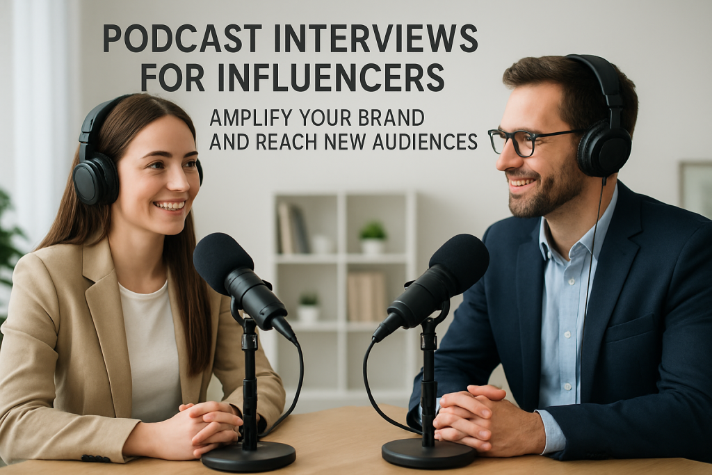podcast interviews for influencers
