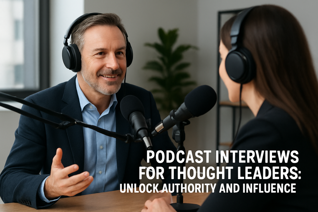 podcast interviews for thought leaders