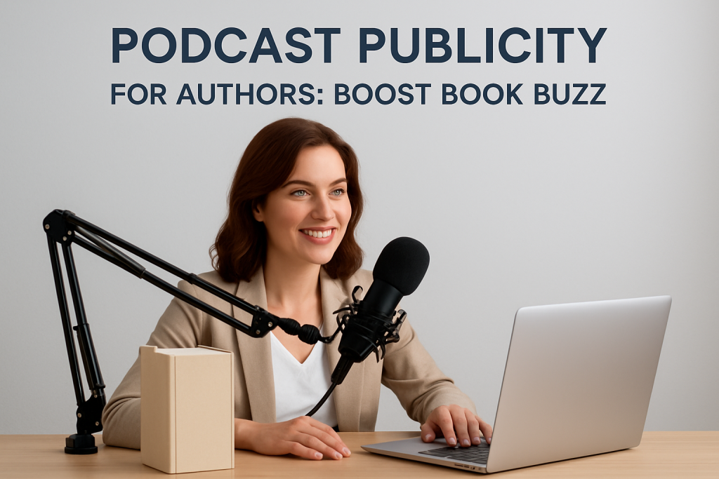 Podcast Publicity For Authors: Boost Book Buzz podcast publicity for authors