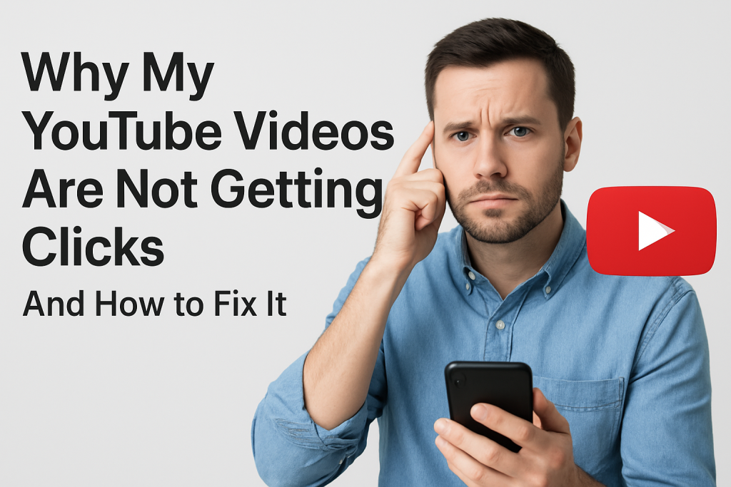 why my youtube videos are not getting clicks