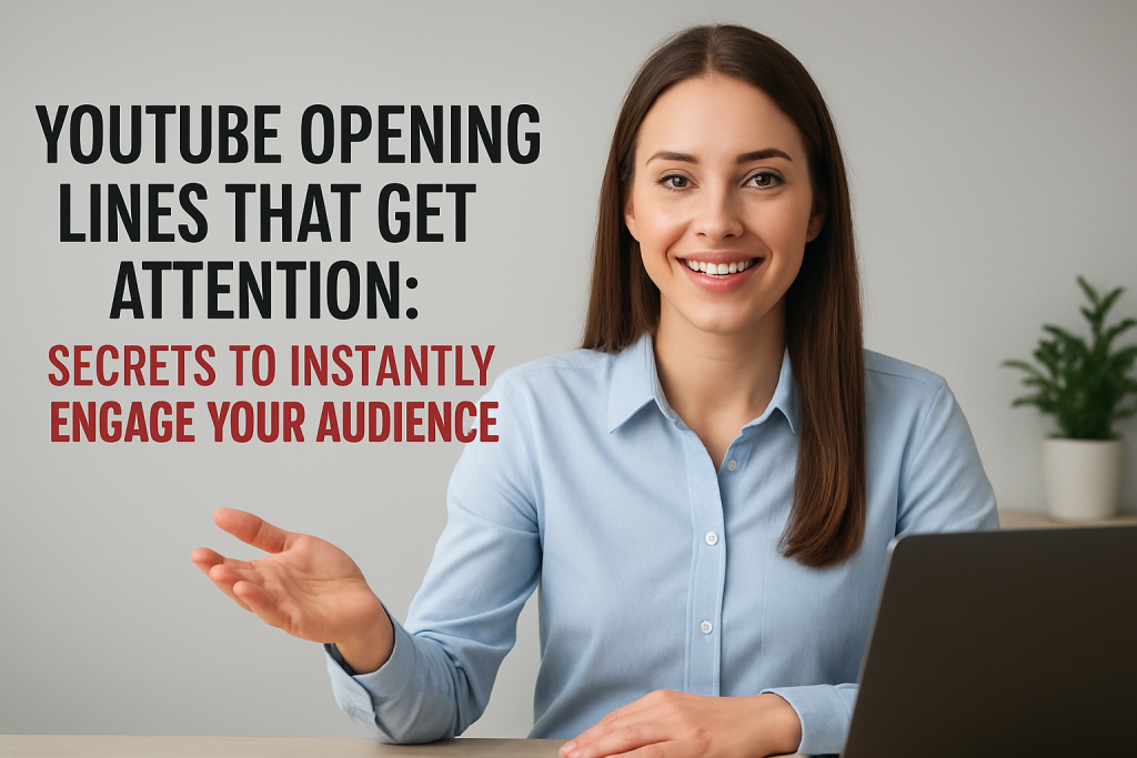 Youtube Opening Lines That Get Attention: Secrets to Instantly Engage Your Audience youtube opening lines that get attention