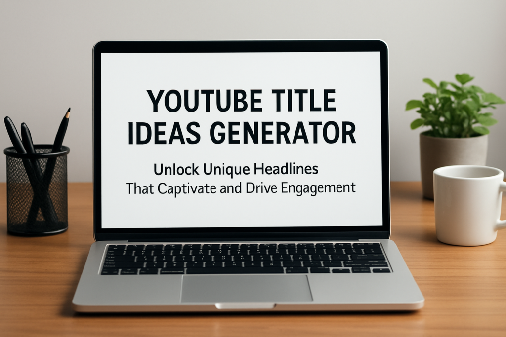youtube title ideas generator