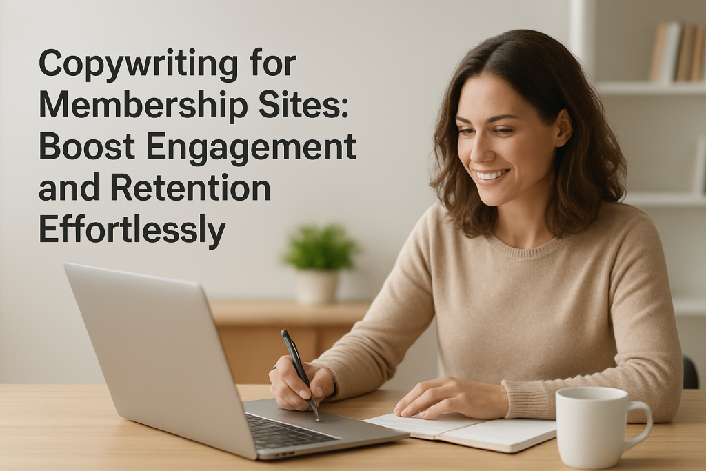 copywriting for membership sites
