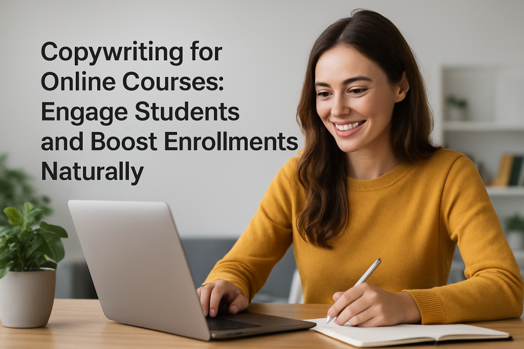 Copywriting for Online Courses: Engage Students and Boost Enrollments Naturally copywriting for online courses