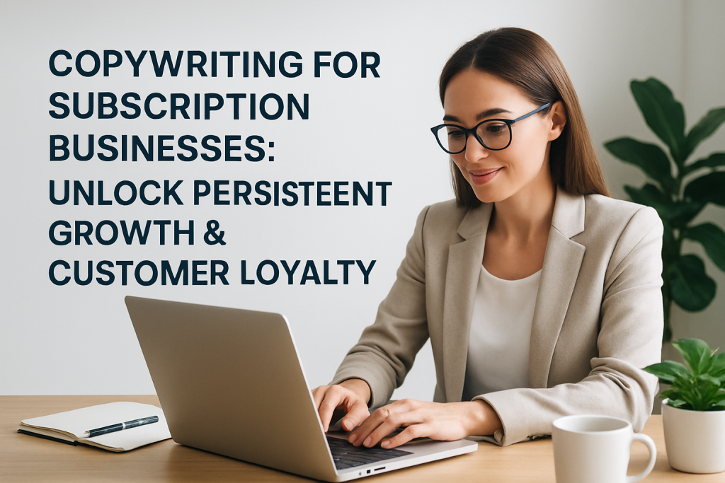 copywriting for subscription businesses