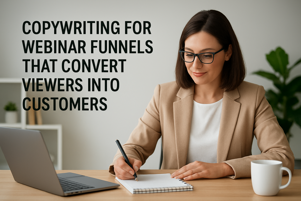 copywriting for webinar funnels