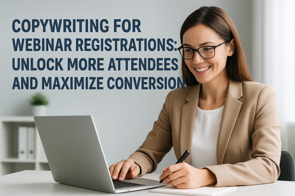 copywriting for webinar registrations
