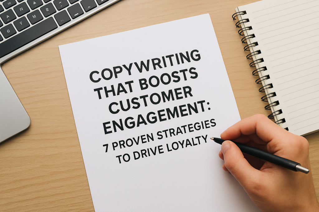 Copywriting That Boosts Customer Engagement: 7 Proven Strategies to Drive Loyalty copywriting that boosts customer engagement