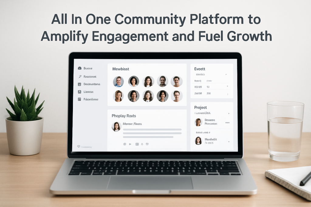 All In One Community Platform to Amplify Engagement and Fuel Growth all in one community platform