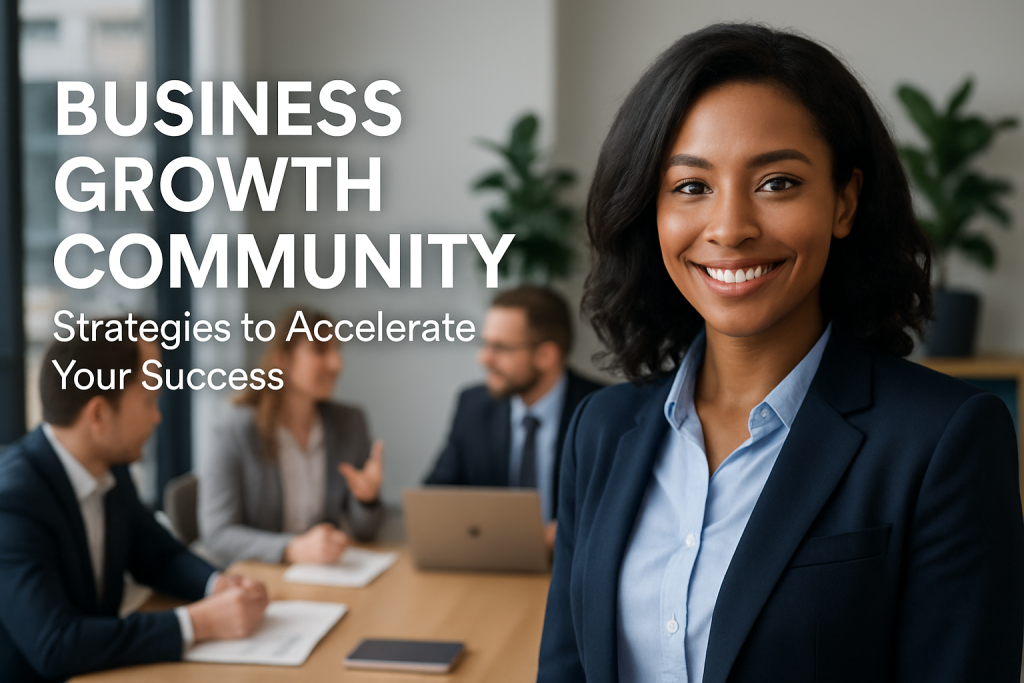 Business Growth Community Strategies to Accelerate Your Success business growth community