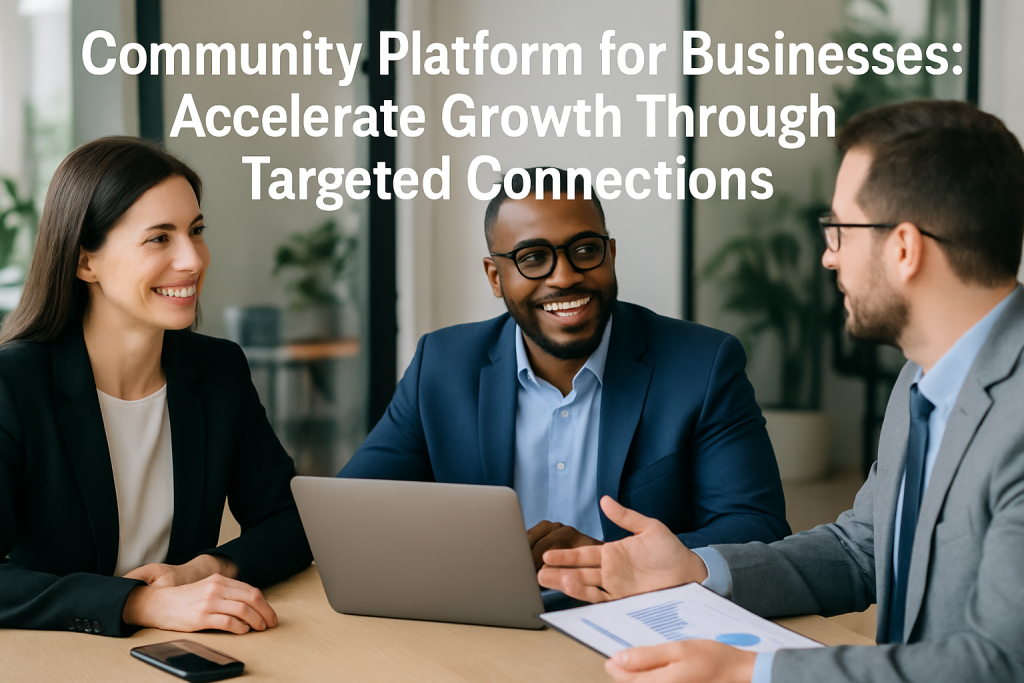 Community Platform for Businesses: Accelerate Growth Through Targeted Connections community platform for businesses