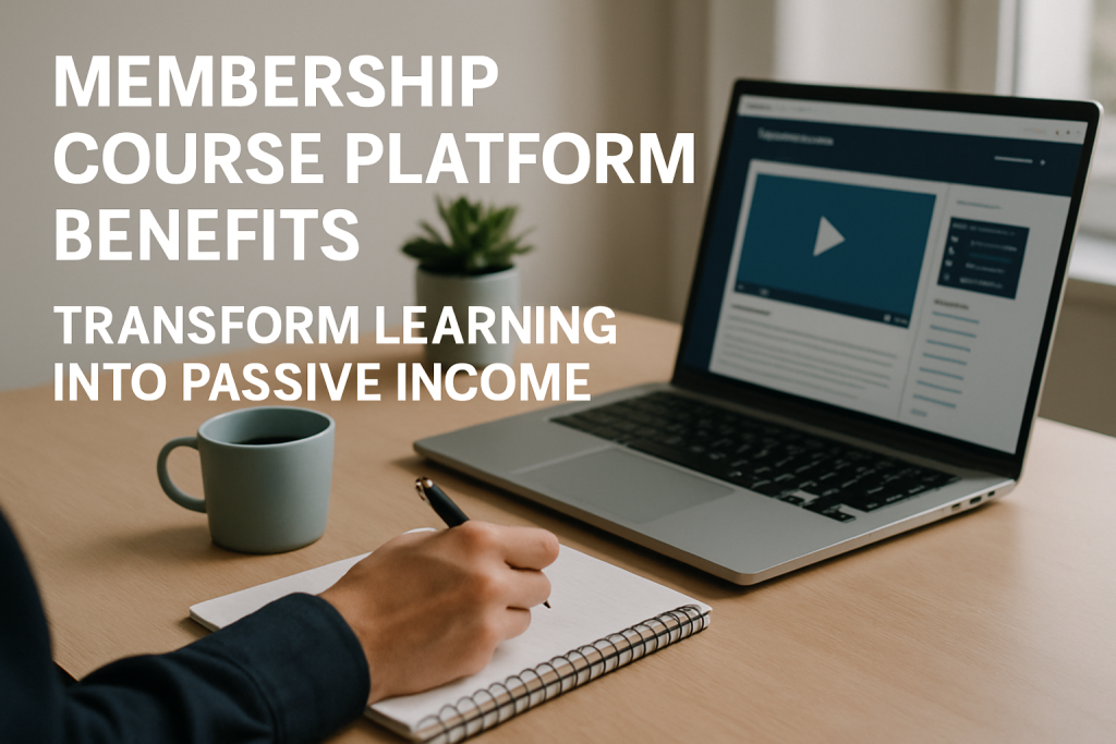 Membership Course Platform Benefits: Transform Learning Into Passive Income membership course platform