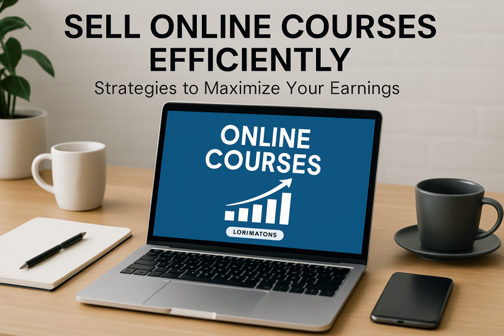 Sell Online Courses Efficiently: Strategies to Maximize Your Earnings sell online courses