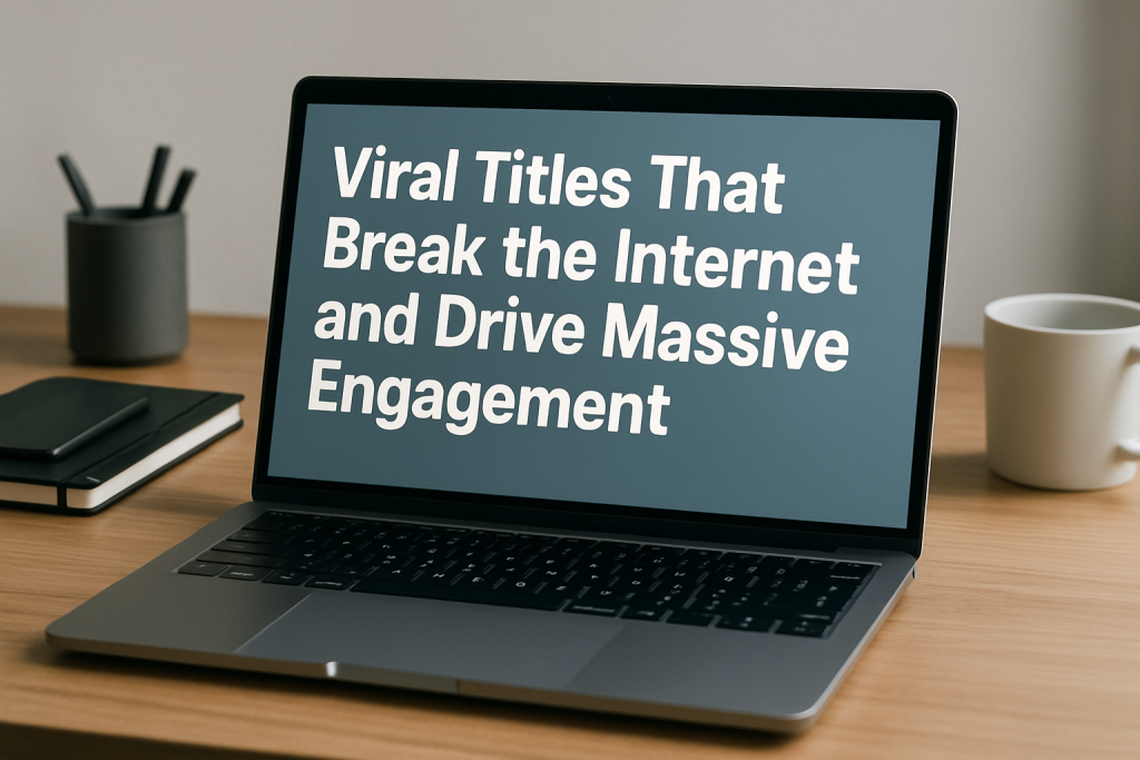 Viral Titles That Break the Internet and Drive Massive Engagement viral titles